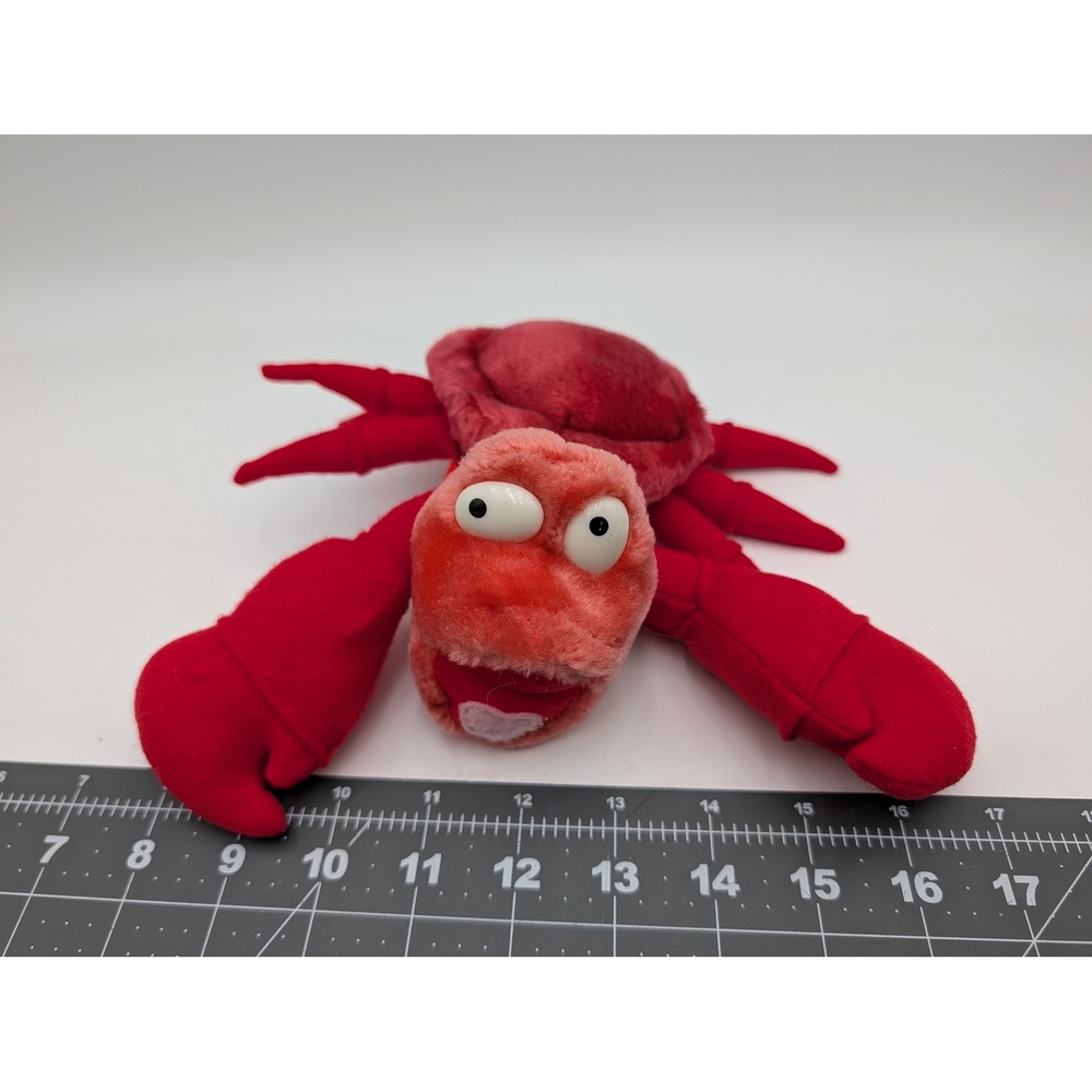 Disney Applause Plush Red Sebastian Little Mermaid Crab Vintage‎ 45145 Stuffed